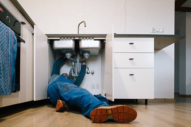 Professional Drain Cleaning technician working in Sharpsville, PA